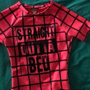 Straight outta bed neon mini dress